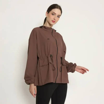 Chanté - Kataleya Active Hoodie Jacket - Brown
