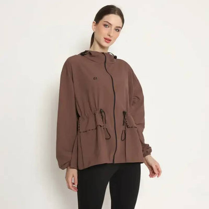 Chanté - Kataleya Active Hoodie Jacket - Brown