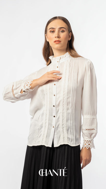 Chantrell Shirt - Broken White