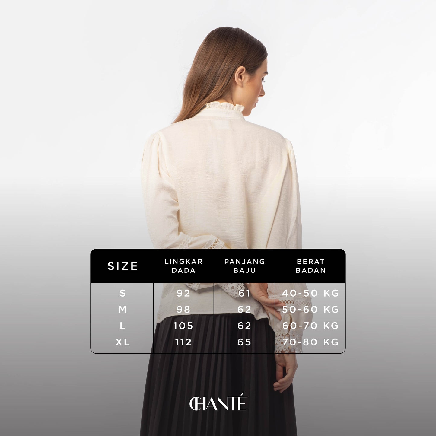 Chanté - Chantrell Shirt in Ivory