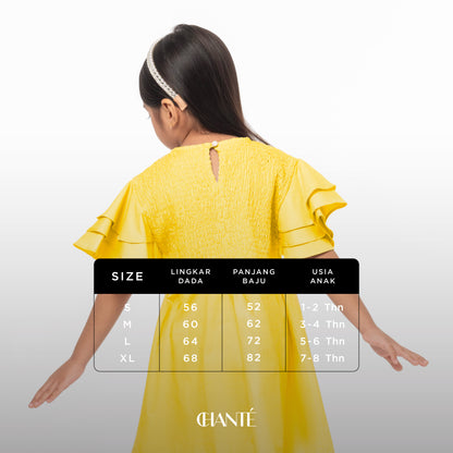 Chanté - Chantasia Girl Dress in Yellow