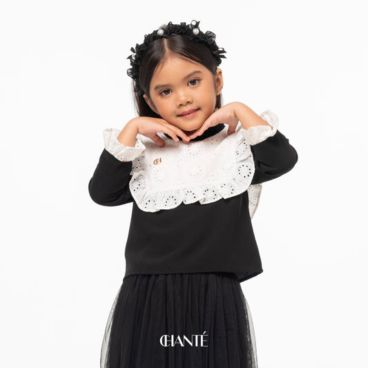 Chanté - Ciel Girl Top in Black