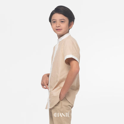 Chanté - Bowie Boy Shirt in Sand