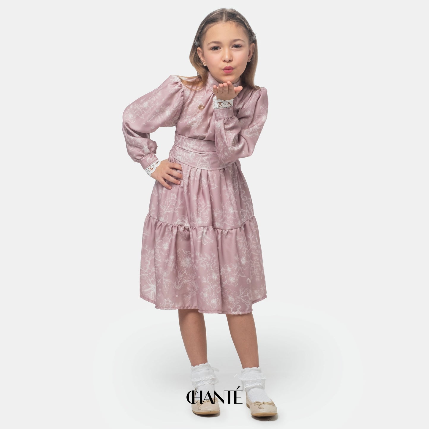 Asha Girl Dress - Pink