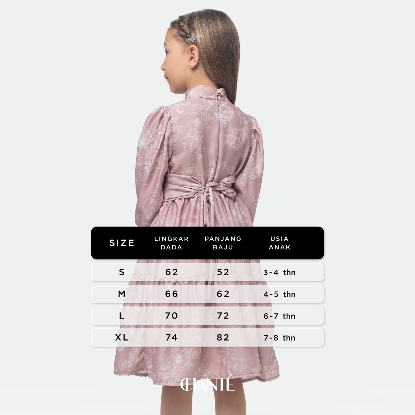 Asha Girl Dress - Pink