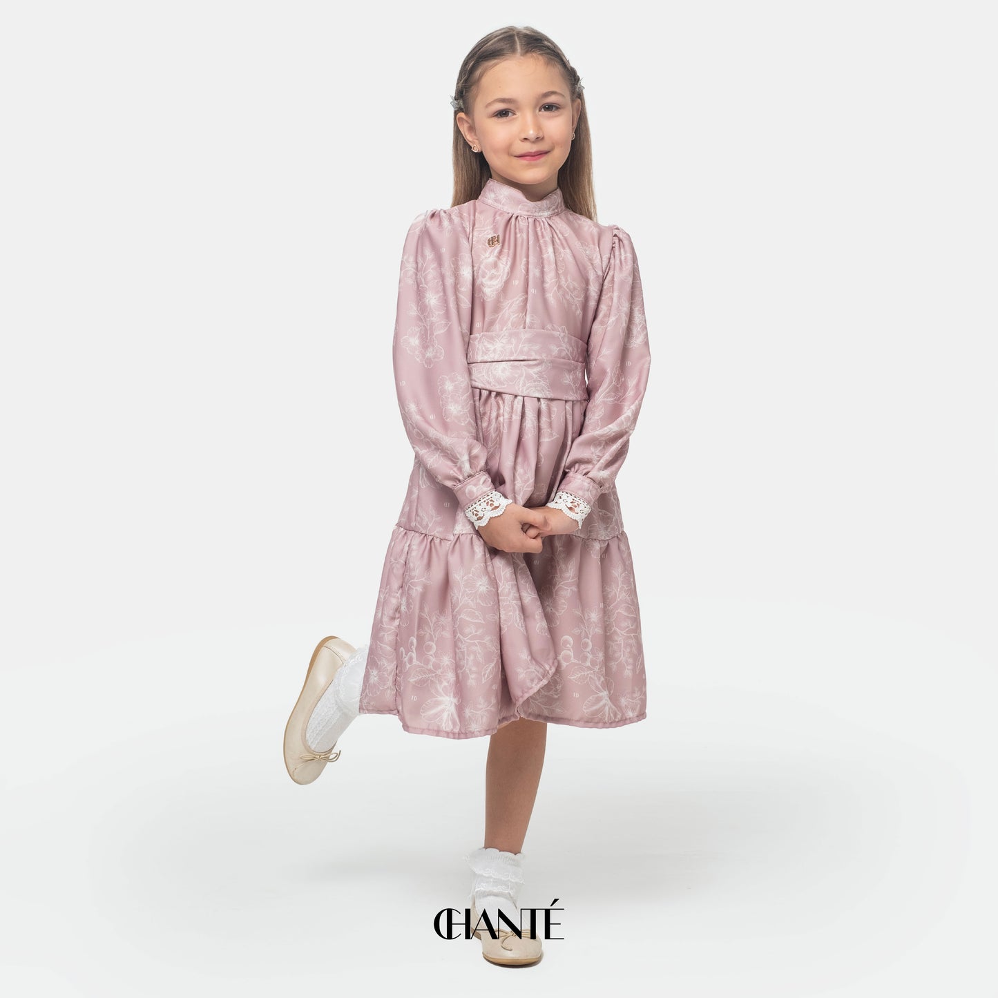 Asha Girl Dress - Pink