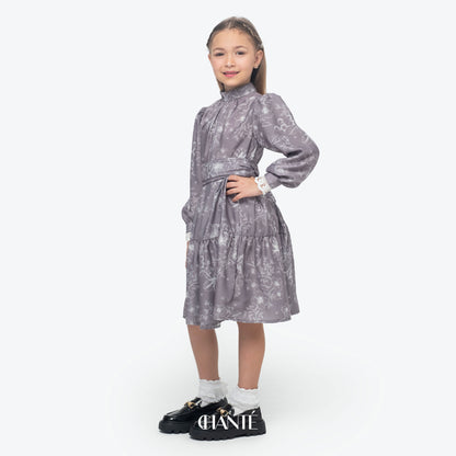 Chanté - Asha Girl Dress in Grey