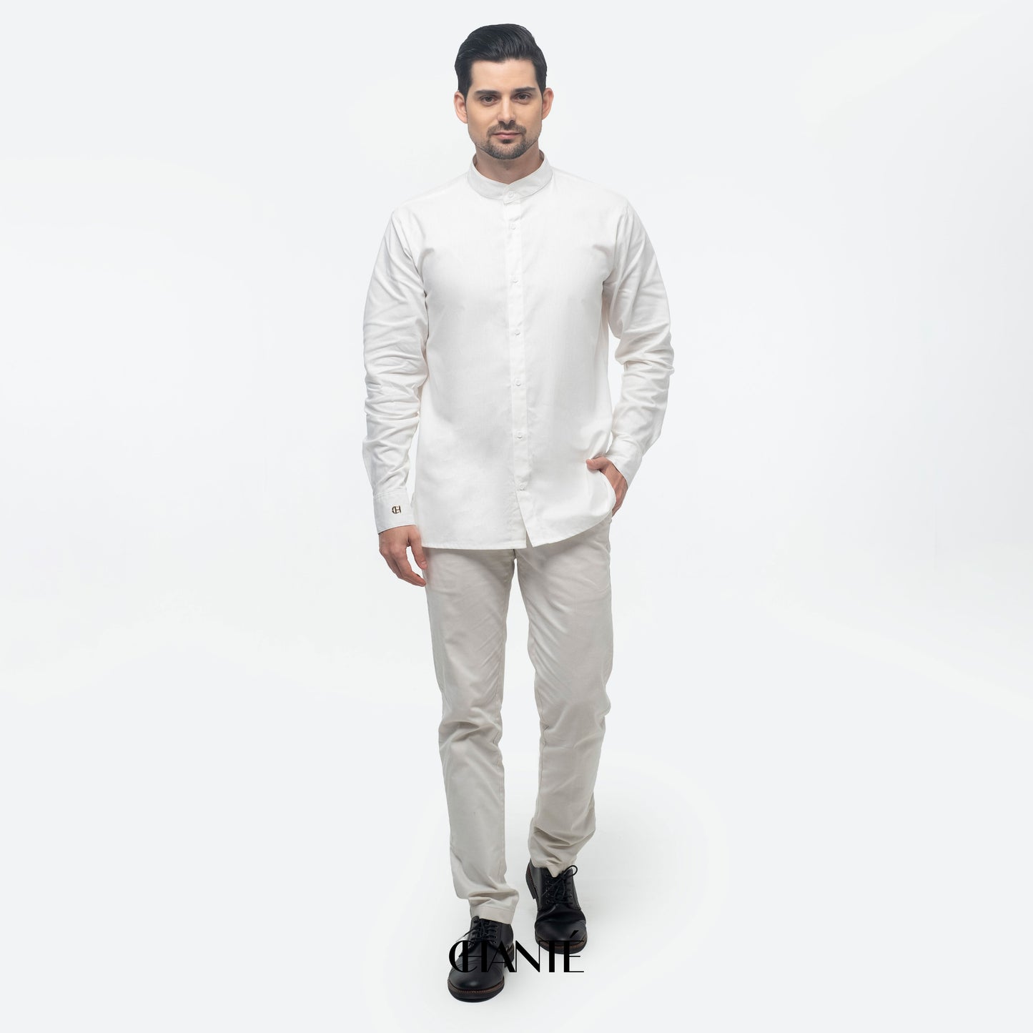 Aza Men Shirt - Broken White