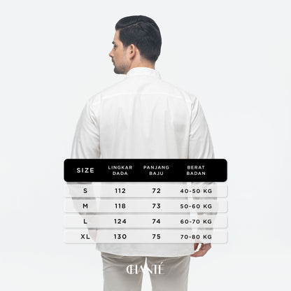 Aza Men Shirt - Broken White