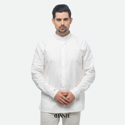 Chanté - Aza Men Shirt in Broken White