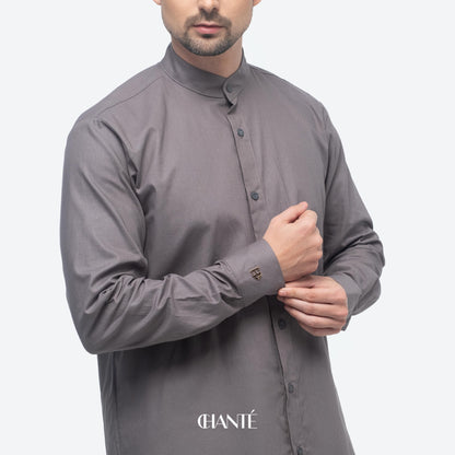 Chanté - Aza Men Shirt in Grey