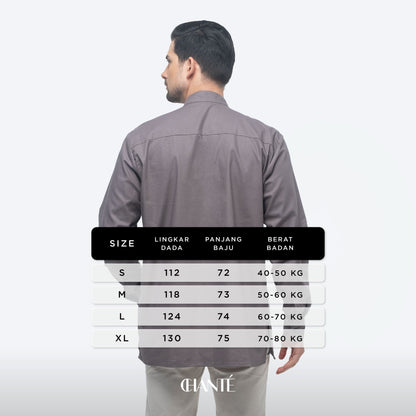 Chanté - Aza Men Shirt in Grey