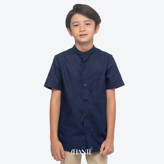 Amal Boy Shirt - Navy