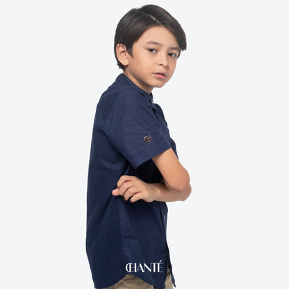 Amal Boy Shirt - Navy