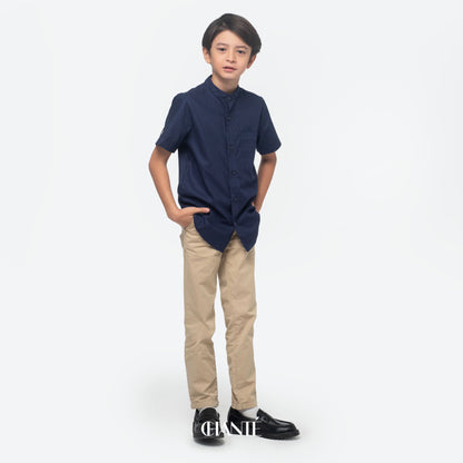 Amal Boy Shirt - Navy