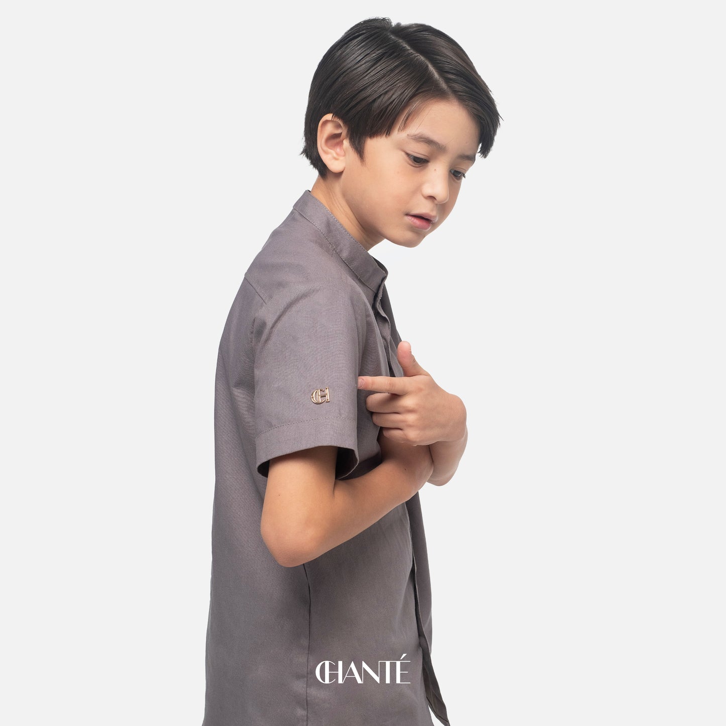 Amal Boy Shirt - Grey
