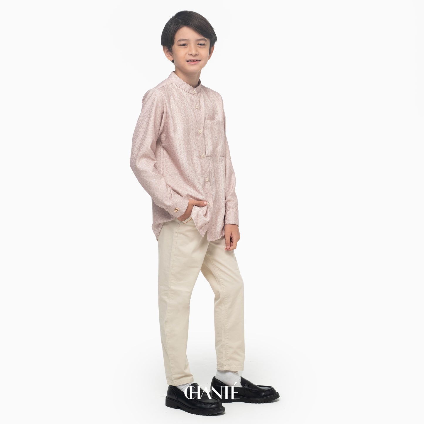 Aziel Boy Shirt - Almond