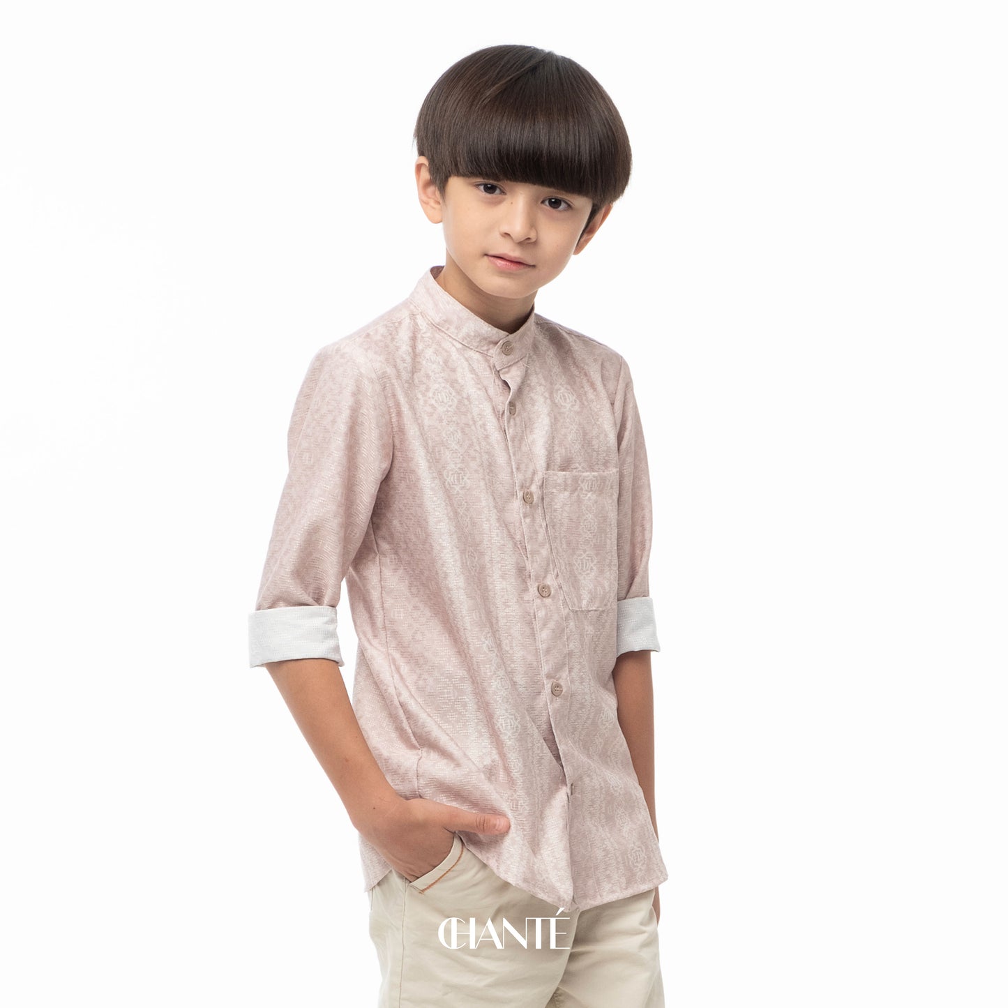 Aziel Boy Shirt - Almond