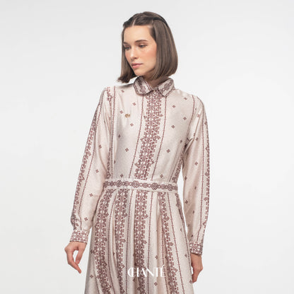 Faaria Dress - Brick