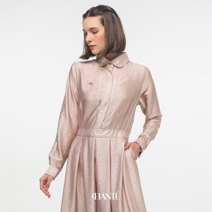 Faaria Dress - Almond