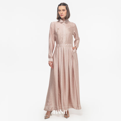 Faaria Dress - Almond