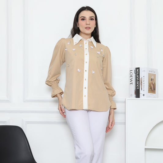 Chanté - Delanie Shirt in Tan