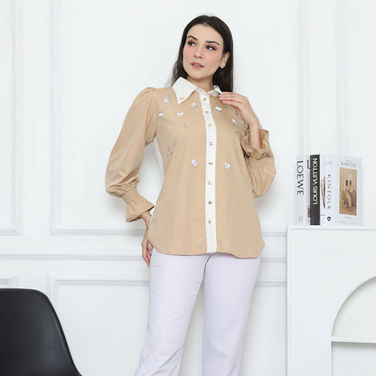 Chanté - Delanie Shirt in Tan