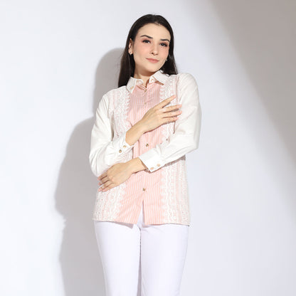 Chanté - Davina Shirt in Coral