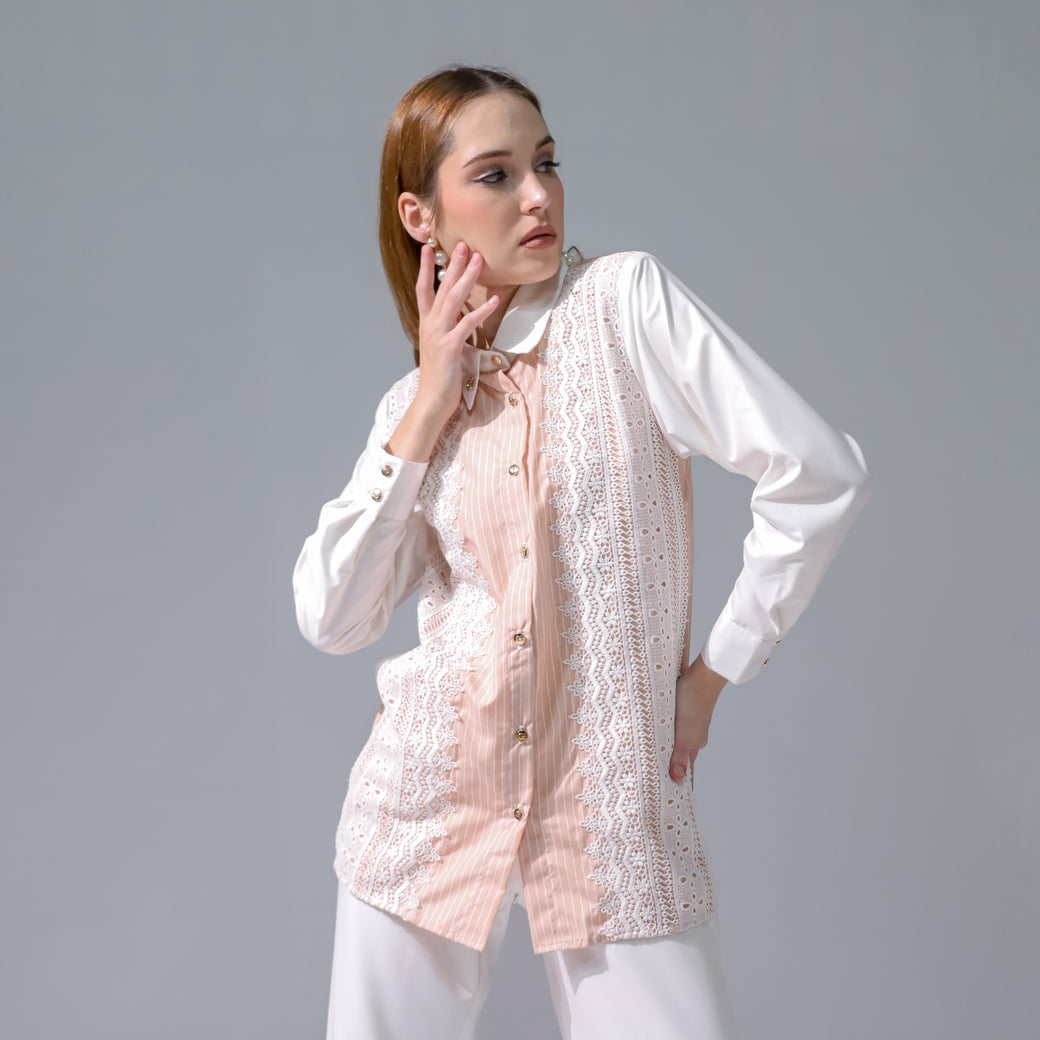 Chanté - Davina Shirt in Coral