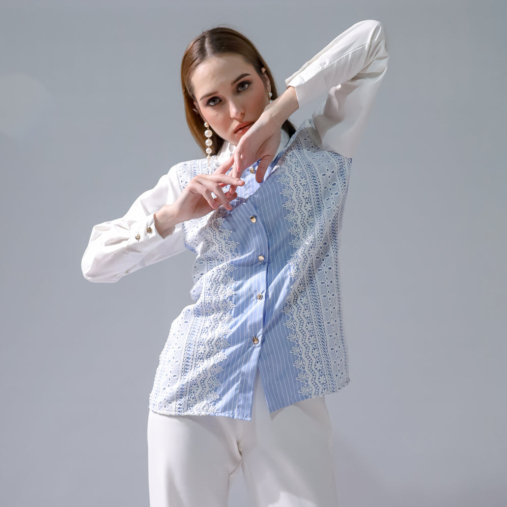 Chanté - Davina Shirt in Blue