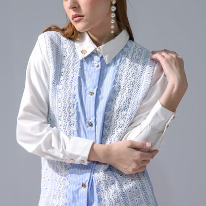 Chanté - Davina Shirt in Blue