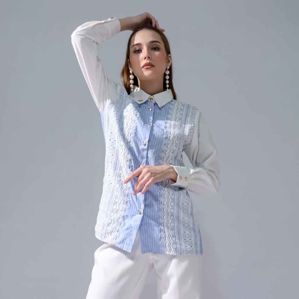 Chanté - Davina Shirt in Blue