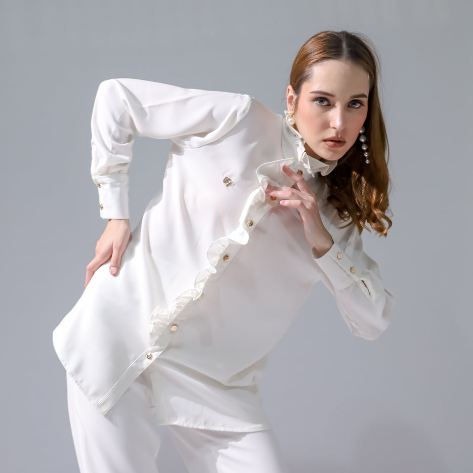 Chanté - Danna Shirt in White