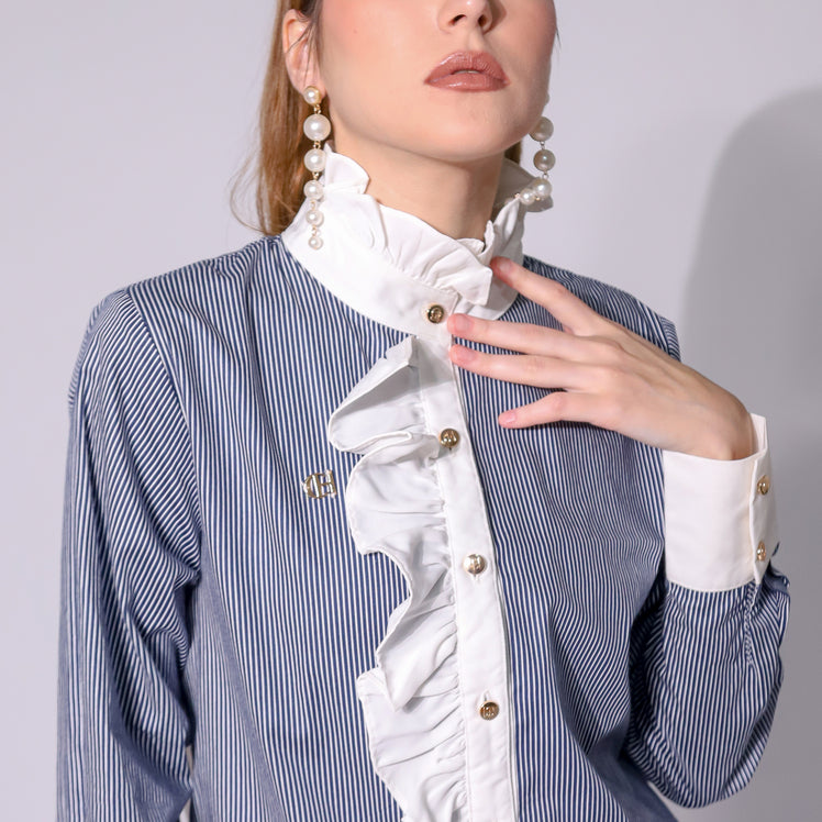 Chanté - Danna Shirt in Stripes