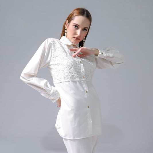 Chanté - Delia Shirt in White