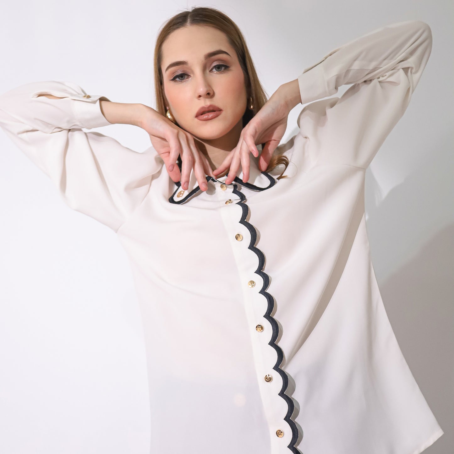 Chanté - Faelyn Shirt in Broken White