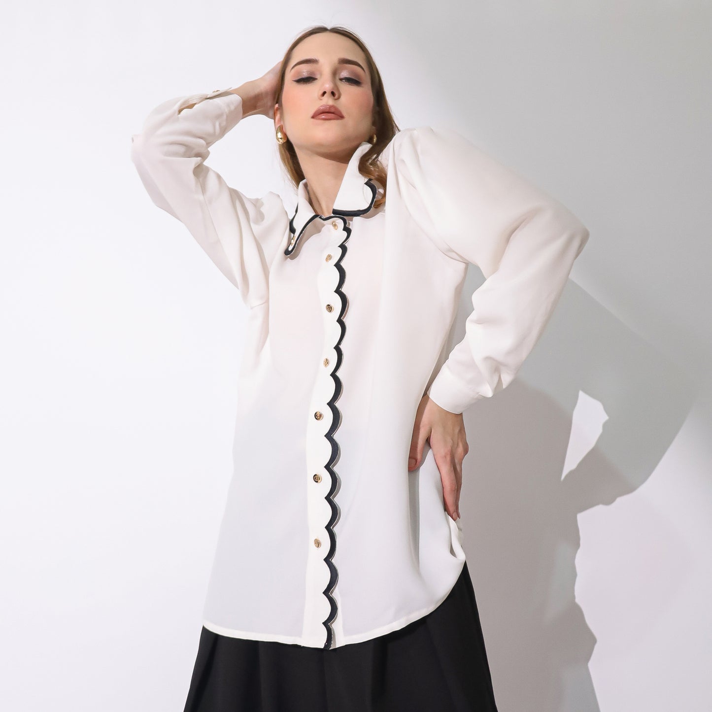 Chanté - Faelyn Shirt in Broken White