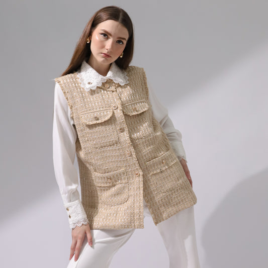 Chanté - Dixie Vest in Beige