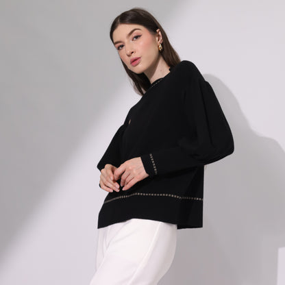 Chanté - Freida Sweater in Black