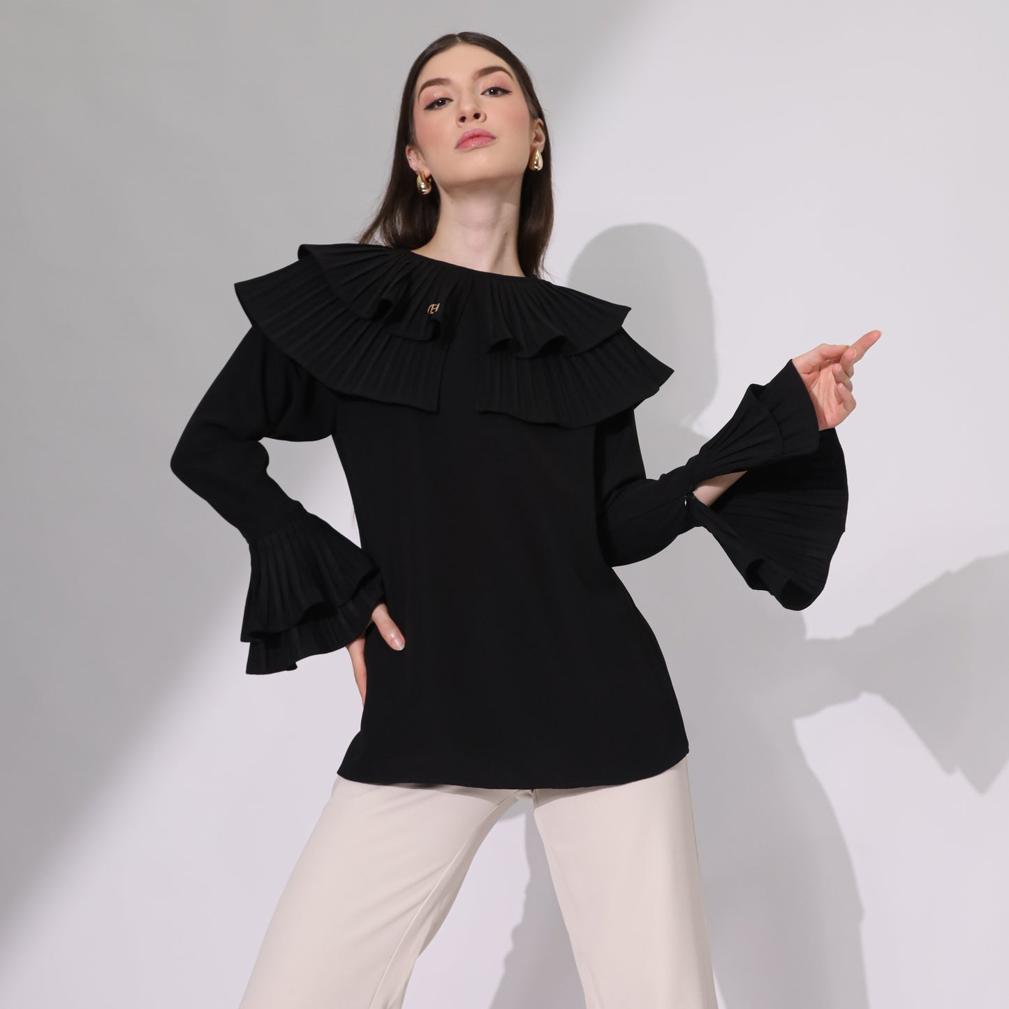 Chanté - Fiorella Blouse in Black