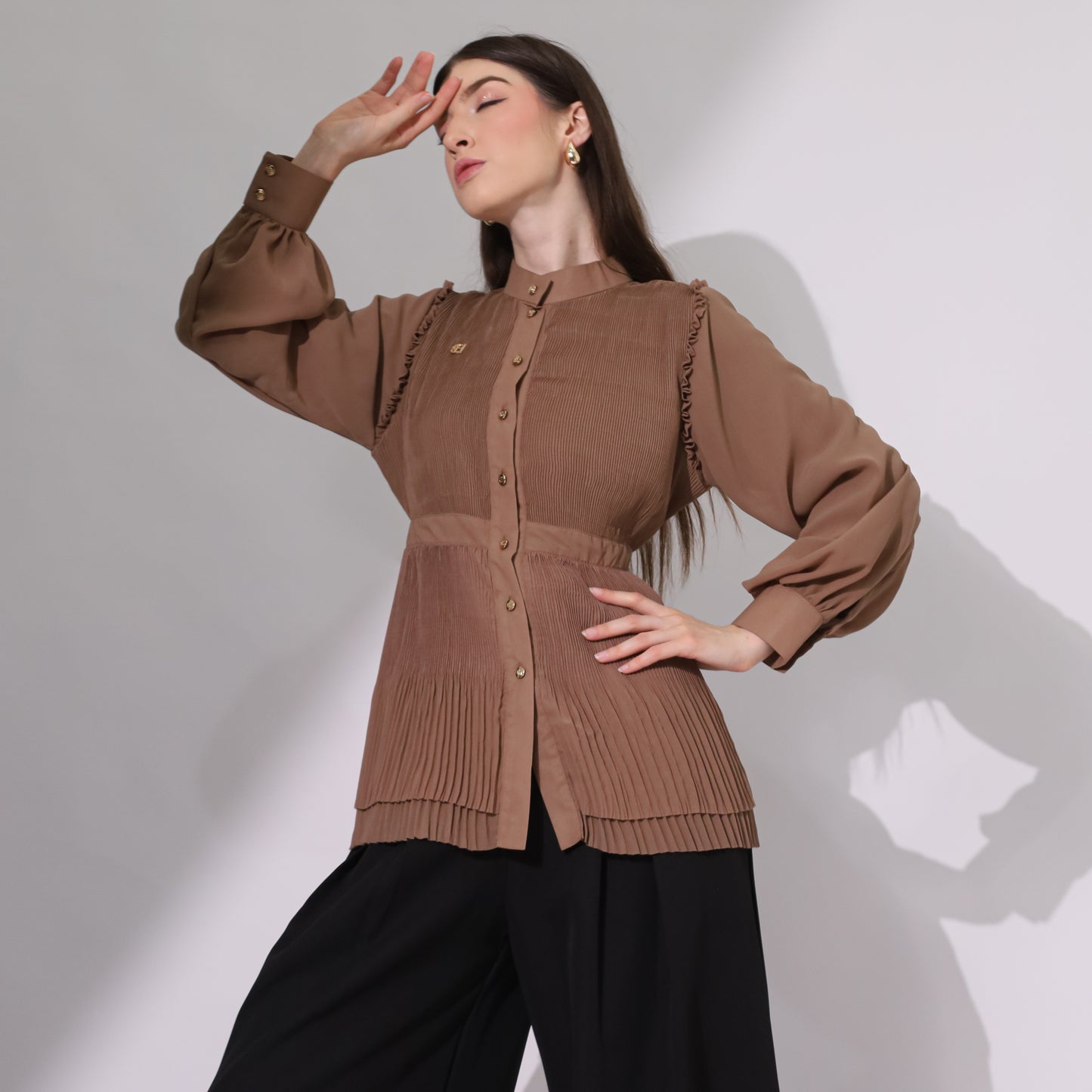 Chanté - Florence Shirt in Mocca