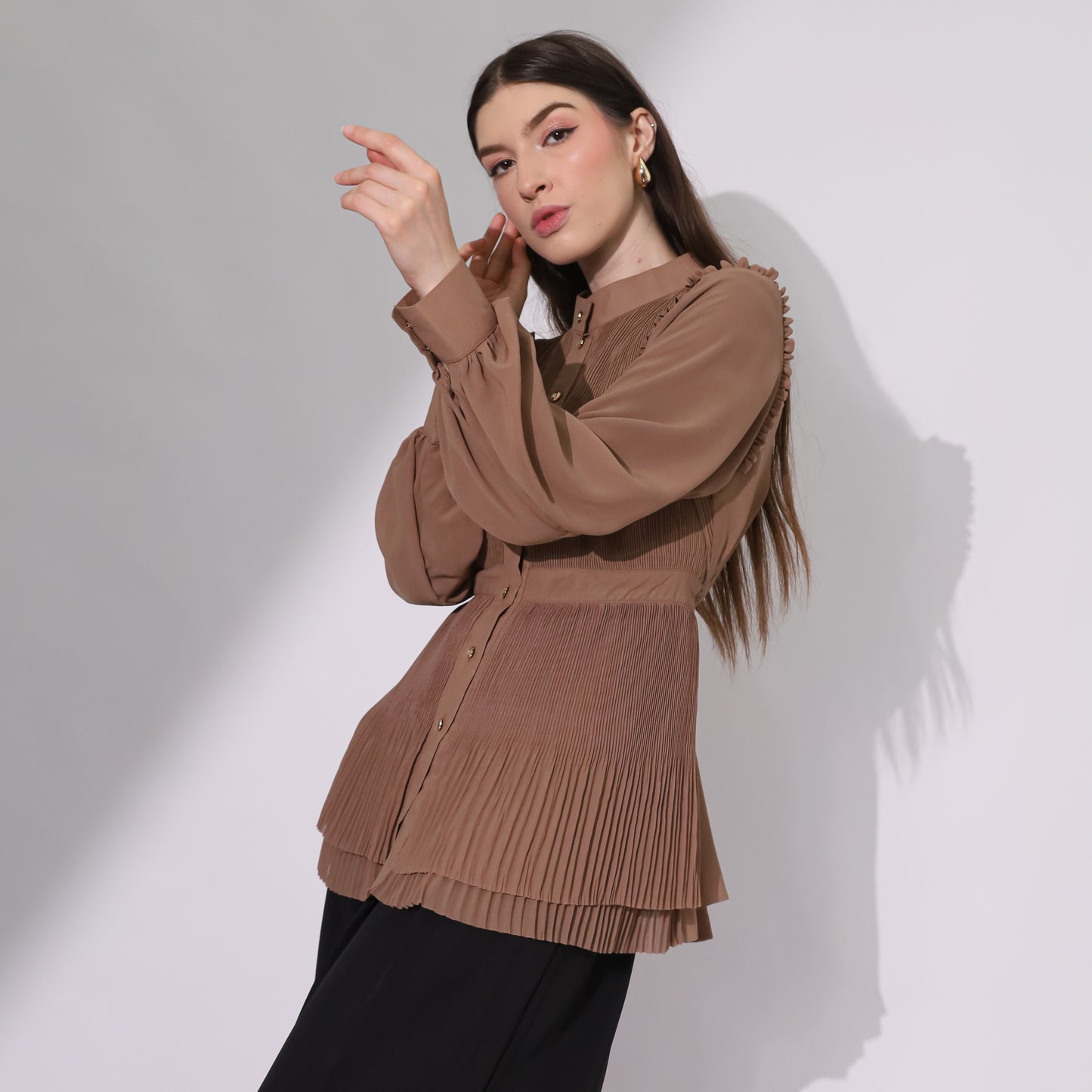 Chanté - Florence Shirt in Mocca