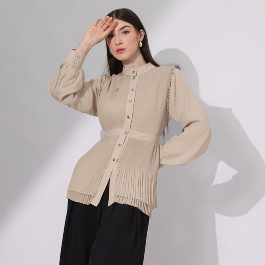 Chanté - Florence Shirt in Beige