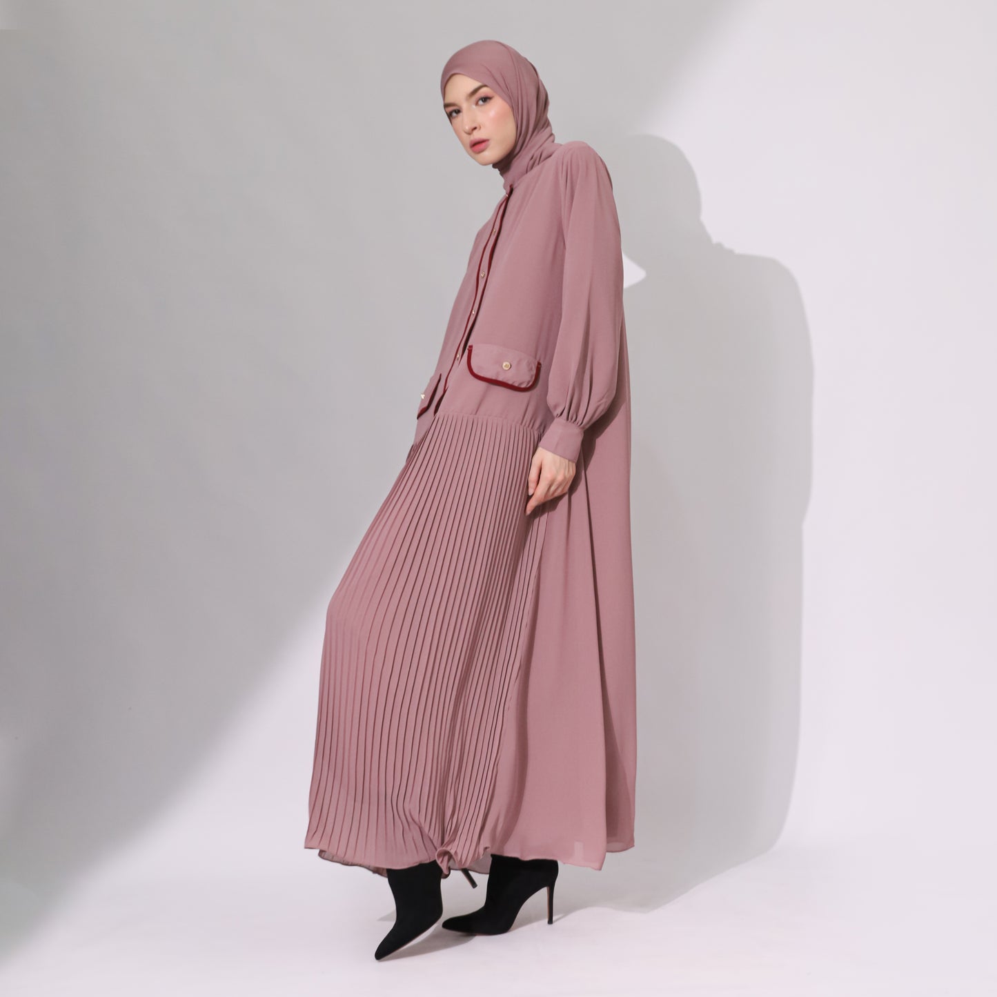 Chanté - Giselle Dress Set in Mauve