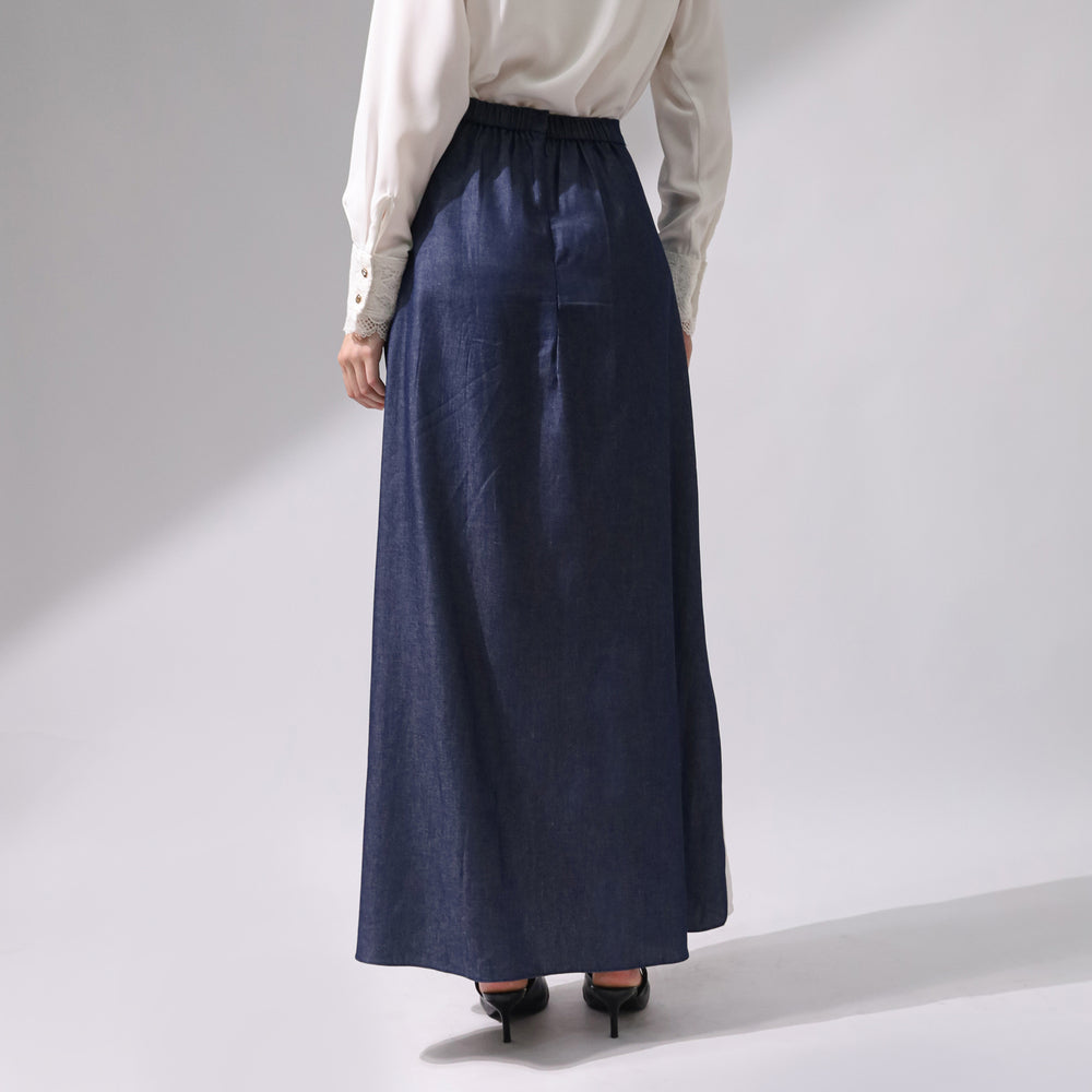 Chanté - Cara Skirt in Denim White