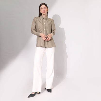 Chanté - Leona Shirt in Taupe