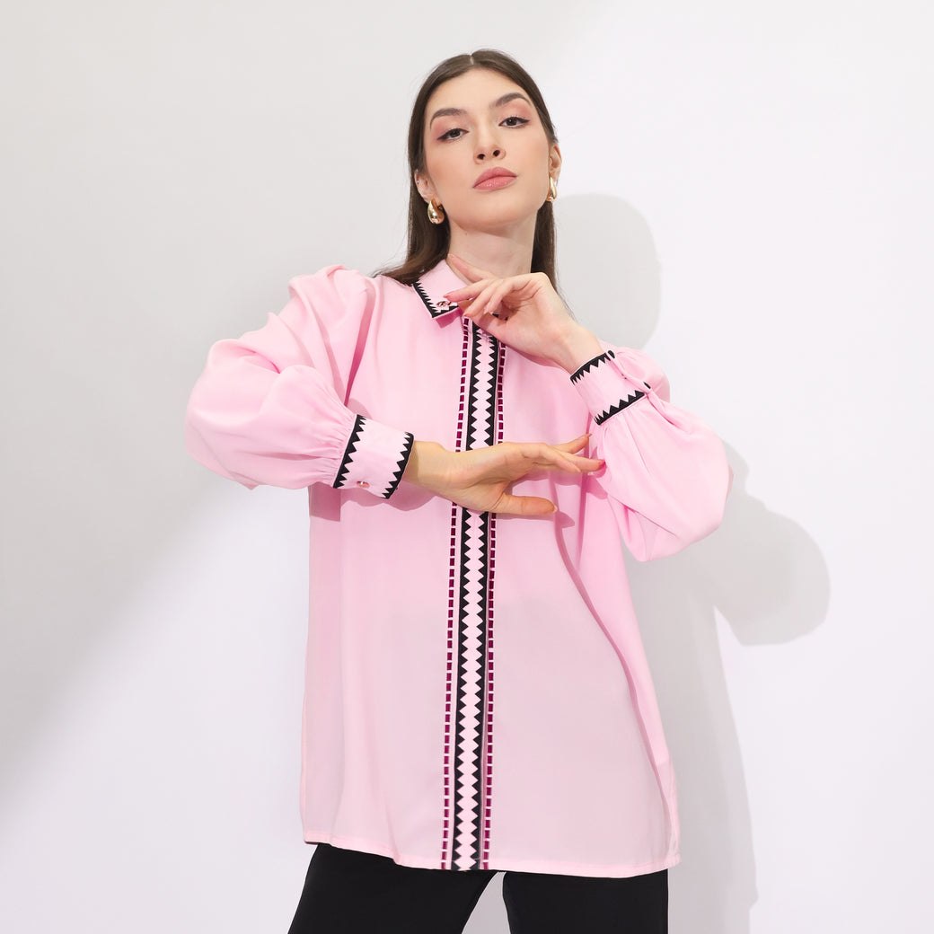 Chanté - Hadley Shirt in Pink