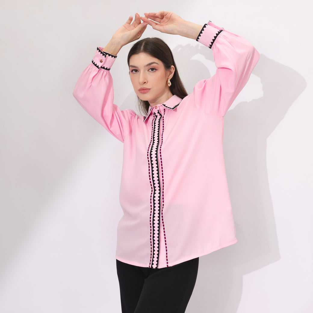 Chanté - Hadley Shirt in Pink