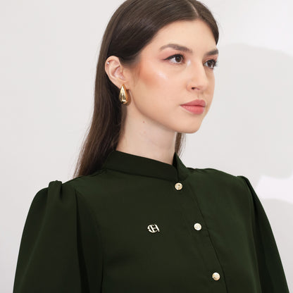 Chanté - Keilani Shirt in Emerald