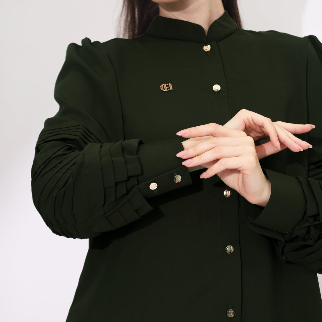 Chanté - Keilani Shirt in Emerald